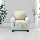 Artiss Sofa Cover Quilted Couch Covers Lounge Protector Slipcovers 1 Seater Khaki