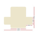 Artiss Sofa Cover Quilted Couch Covers Lounge Protector Slipcovers 2 Seater Khaki