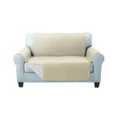 Artiss Sofa Cover Quilted Couch Covers Lounge Protector Slipcovers 2 Seater Khaki