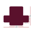 Artiss Sofa Cover Quilted Couch Covers Lounge Protector Slipcovers 2 Seater Burgundy