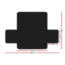 Artiss Sofa Cover Quilted Couch Covers Lounge Protector Slipcovers 3 Seater Black