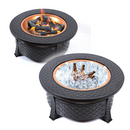 3-IN-1 DELUXE FIRE-PIT, BBQ AND HEATER