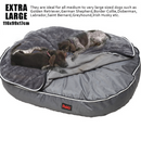 X LARGE GREY PET BED