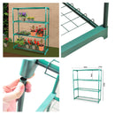 SET OF 2 STEEL 4-TIER STORAGE UNITS