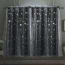 COOL GREY 'STARLIGHT' CURTAINS