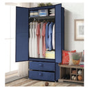 NAVY WARDROBE STORAGE
