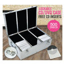 ALUMINUM ORGANISER CASE FOR CD/DVD DISCS