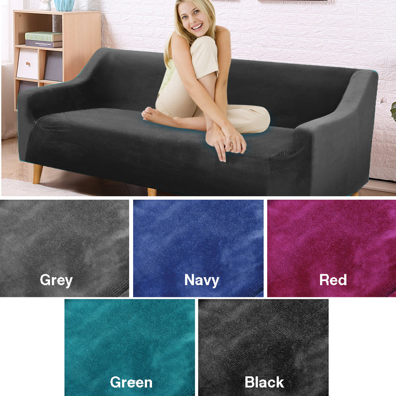 GREEN 3 SEATER STRETCH COVER
