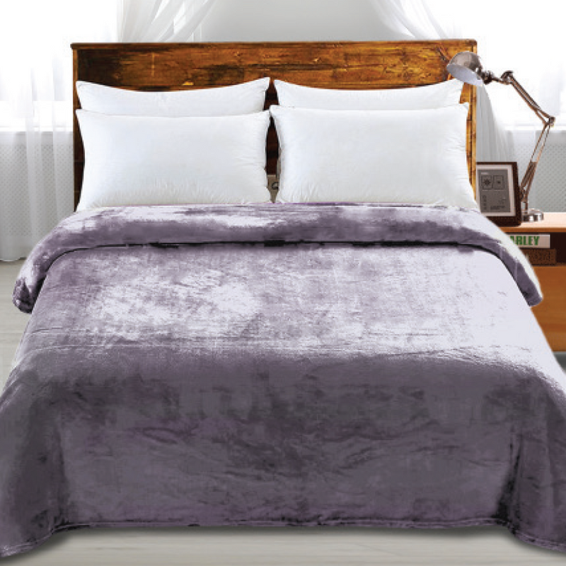 SILVER BED THROW