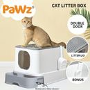 FULLY ENCLOSED CAT LITTER BOX