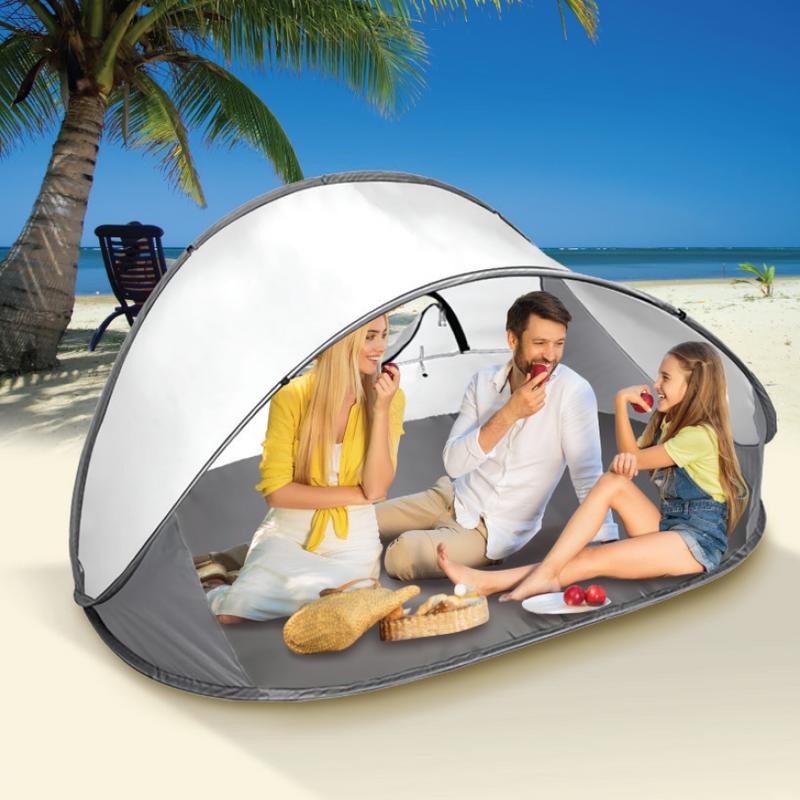 Half moon tent for beach sale