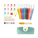 30 PIECE CROCHET HOOKS TOOL KIT WITH STORAGE BAG