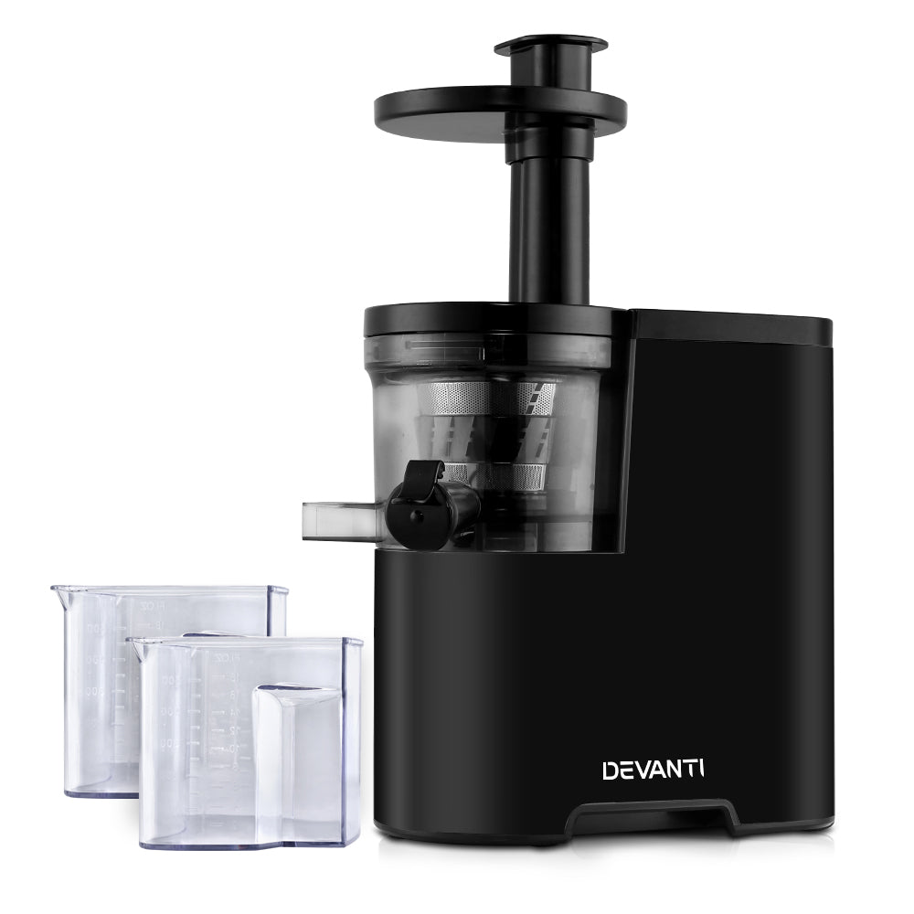 Devanti Cold Press Slow Juicer Processor Mixer Extractor Vegetable Fru