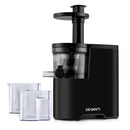 Devanti Cold Press Slow Juicer Processor Mixer Extractor Vegetable Fruit Black