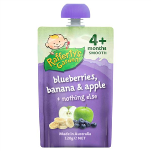 120g Blueberries, Banana & Apple Baby Food