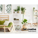 Artiss Wooden Ladder Shelf Display Bookcase 3 Tier Stand Storage Book Shelves