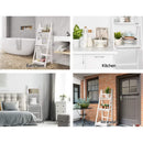 Artiss Wooden Ladder Shelf Display Bookcase 3 Tier Stand Storage Book Shelves