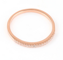 ROSE GOLD CUBIC RING