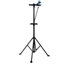 Bike Repair Stand Work Rack With Tool Tray Mechanic Bicycle Maintenance Blue