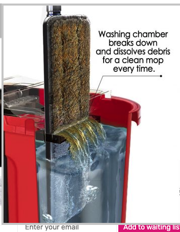 ‘Self-Squeeze’ Microfibre Mop Wet & Dry System