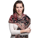 RED/BLACK LADIES PASHMINA