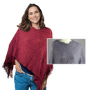 BETHANY CHARCOAL FASHION PONCHO