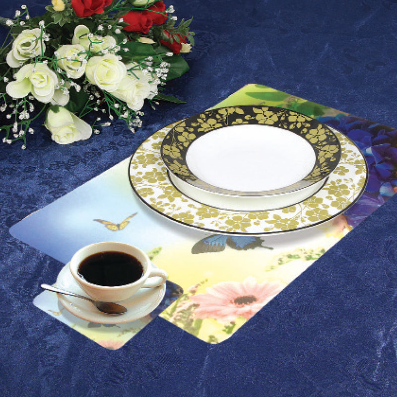 8-PIECE BUTTERFLY PLACEMAT AND COASTER SET