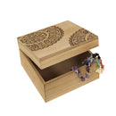 WOODEN MANDALA TRINKET BOX