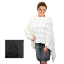 DIANA BLACK KNITTED SHAWL