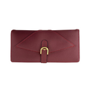 BURGUNDY EURO DESIGN ORGANISER PURSE