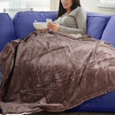 PLUSH FLANNEL BLANKET THROW