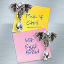 SET OF 2 LUCKY ELEPHANT FRIDGE MAGNETS