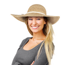 CHANTELLE LADIES WIDE BRIM SUMMER HAT