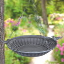 HANGING METAL BIRD FEEDER