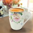 GOLD TRIMMED CHINA MUG