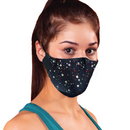 REUSABLE RHINESTONE FACE MASK