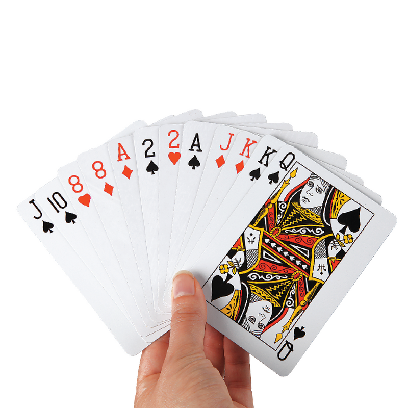 1 PACK OF JUMBO PLAYING CARDS