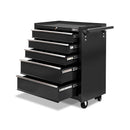 Giantz 5 Drawers Tool Box Chest Cabinet Trolley Boxes Garage Storage Toolbox BK