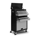 Giantz Tool Box Chest Cabinet Trolley Toolbox Garage Storage 7 Drawers Grey