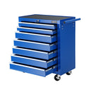 Giantz Tool Box Chest Cabinet Trolley 7 Drawers Cart Garage Toolbox Set Blue