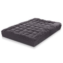 Giselle Bedding DOUBLE Bamboo Charcoal Pillowtop Mattress Topper Protector Cover D