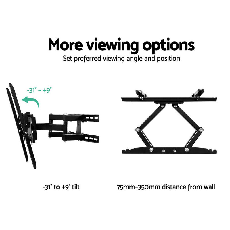 Artiss LCD LED Plasma Tilt Swivel TV Wall Mount Bracket 23 32 42 50 55 Inch