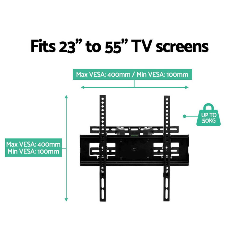 Artiss LCD LED Plasma Tilt Swivel TV Wall Mount Bracket 23 32 42 50 55 Inch