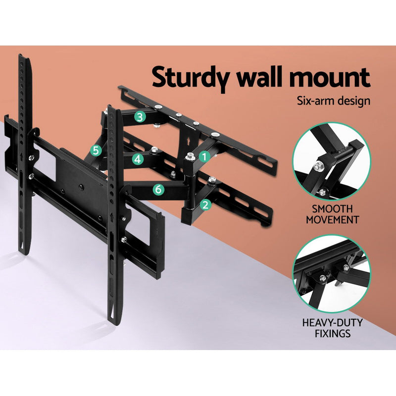 Artiss LCD LED Plasma Tilt Swivel TV Wall Mount Bracket 23 32 42 50 55 Inch