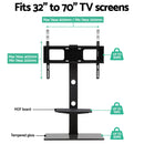 Artiss TV Mount Stand Bracket Swivel Floor Shelf 32 to 70 inch Universal