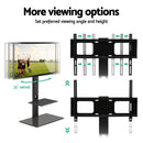 Artiss TV Mount Stand Bracket Swivel Floor Shelf 32 to 70 inch Universal