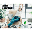 Armchair Lounge Chair Accent Armchairs Fabric Single Sofa Chairs Beige