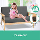 Replica Armchair 2 Seater Armchairs Sofa Lounge Fabric Retro Couch