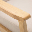 Armchair Single Sofa Lounge Armchairs Scandinavian Fabric Beige