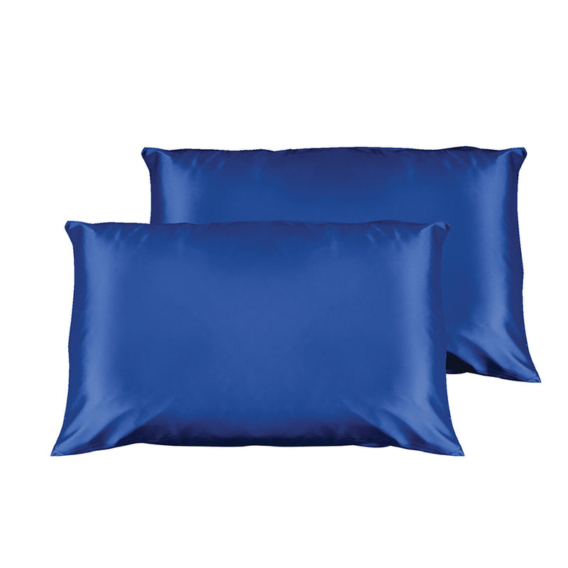 NAVY Satin Pillowcases
